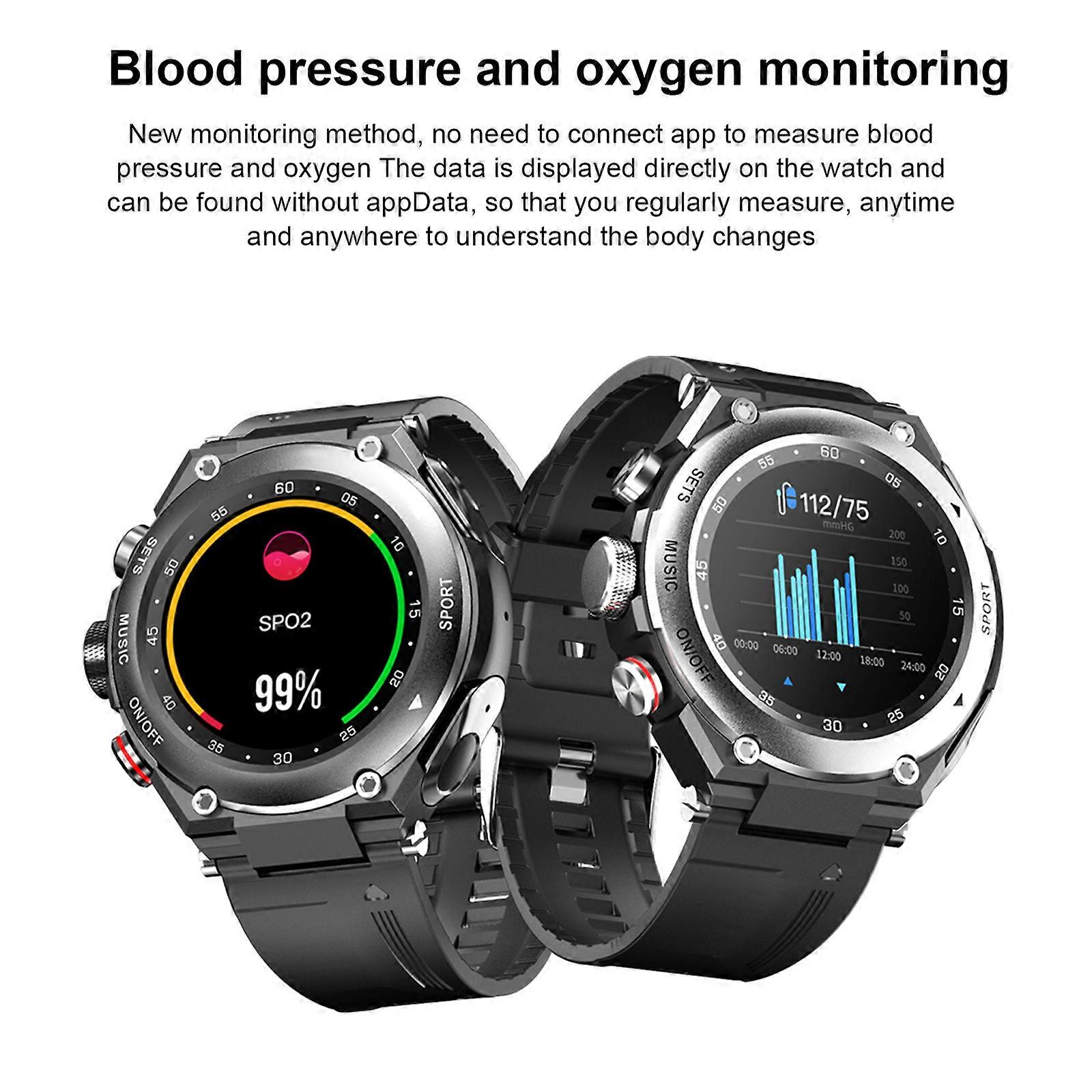 Best Sellers-3 in 1 T92 Smart Watch with Earbuds MP3 Bluetooth Headset Smartwatch Built-in Wireless Earbuds Speaker Round Fitness Tracker Music Body T