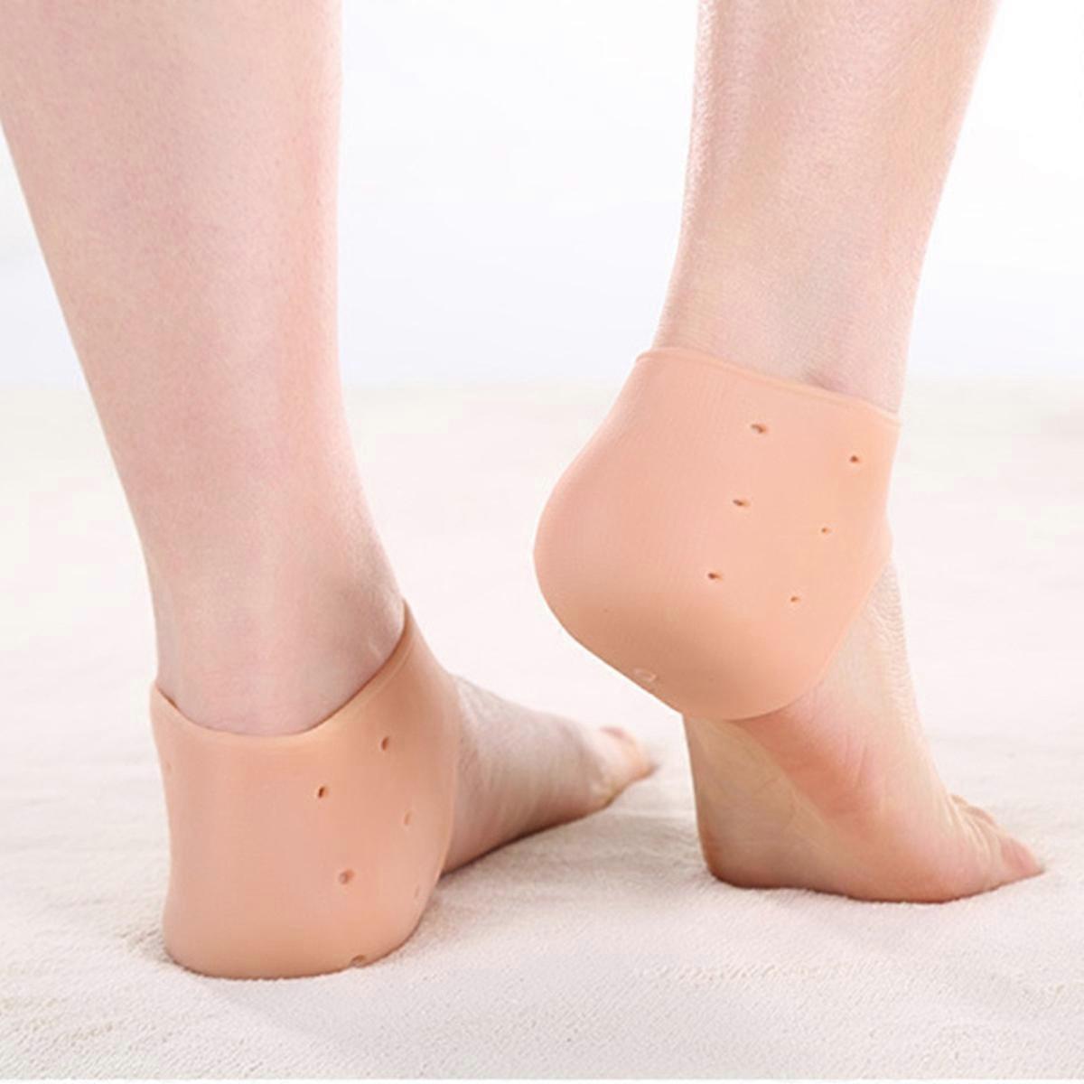 1 Pair Heel Protector,Silicone Protective Covers Breathable Relieve Foot Pressure