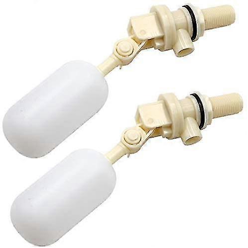 Set Of 2 Floating Valve For Automatically Filling Dog, Cattle And Sheep Waterers Ball Valve Automatic Filling Shutoff 1/2" Npt