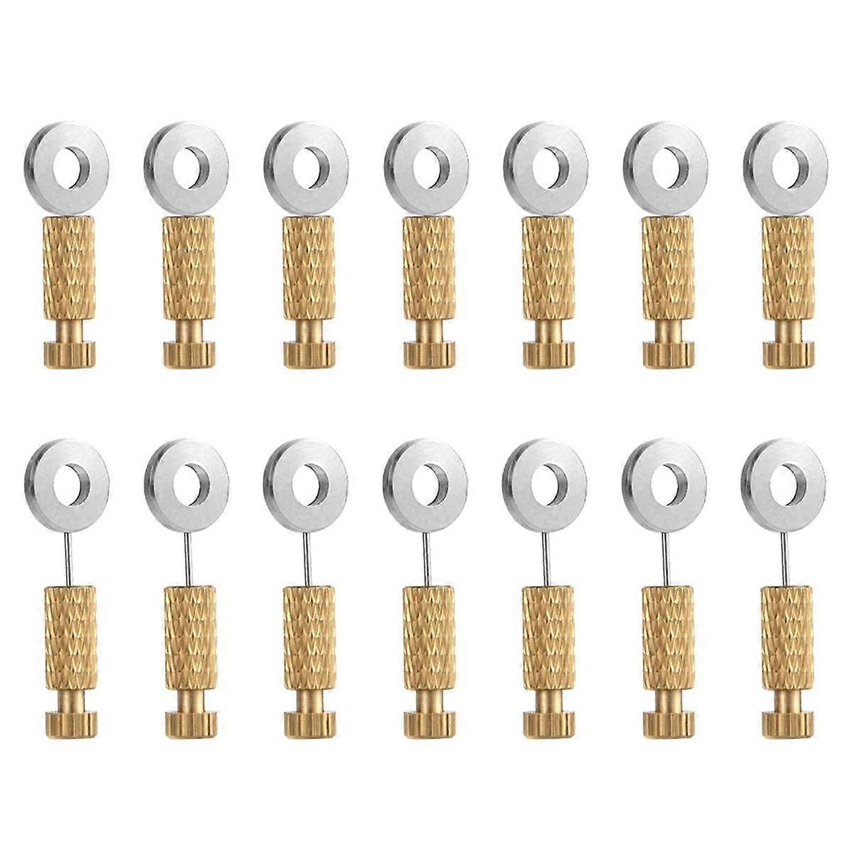 14 Stück Lederpositionierungsnadeln, Ledernahtpositionierungsnadel Lederverriegelungsstifte Lederhandwerk Nadeln