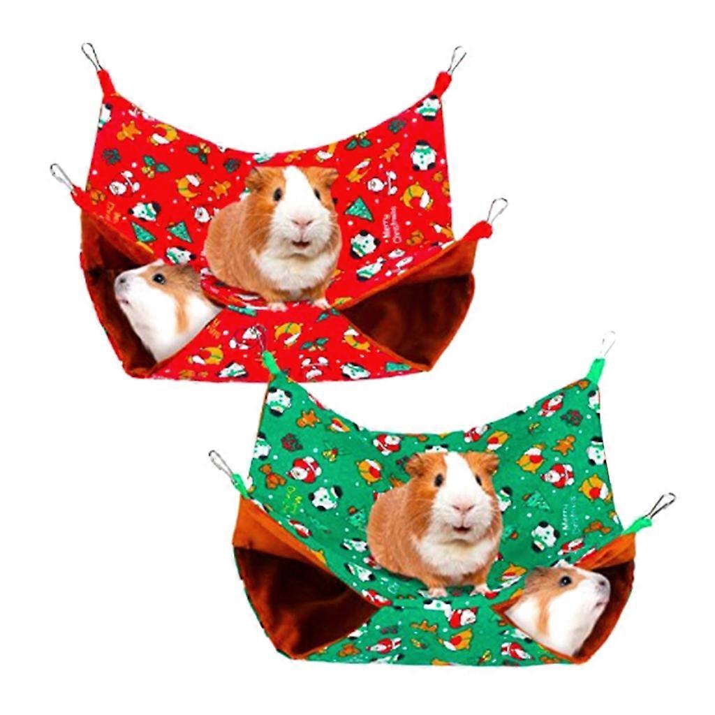 Small Pet Hook Hammock Nest Hamster Double-layer Breathable Hanging Bed Comfort