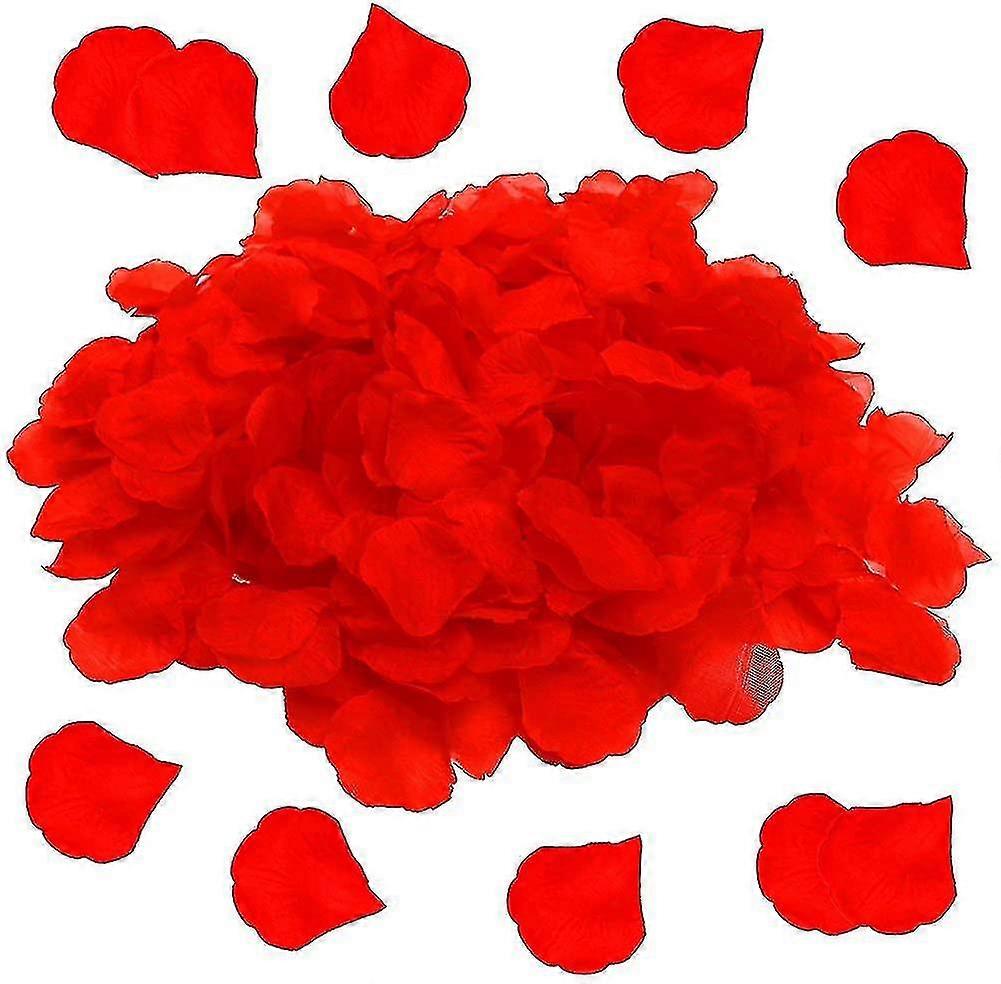1200pcs Rose Petals, Artificial Rose Petals, Red Rose Petals - Wedding