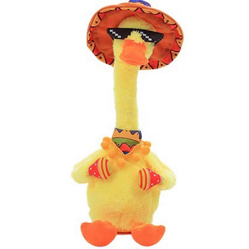 Durable Plush Toy Plush for Doll Babies Singing Duck Repeating and Singing Good