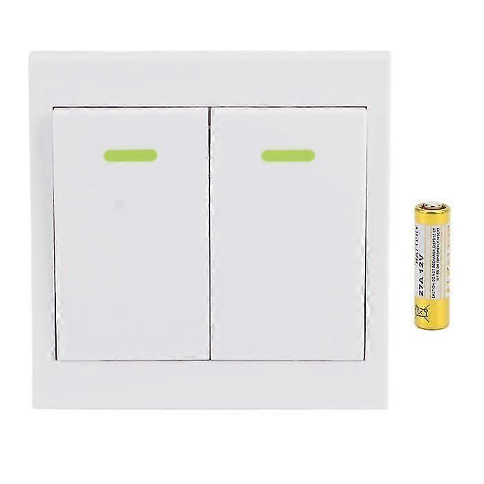 Garosa Remote Wall Switch, Safe Wireless Light Switch Anti Interference pour bateaux pour Rvs Auto Hull Two Open