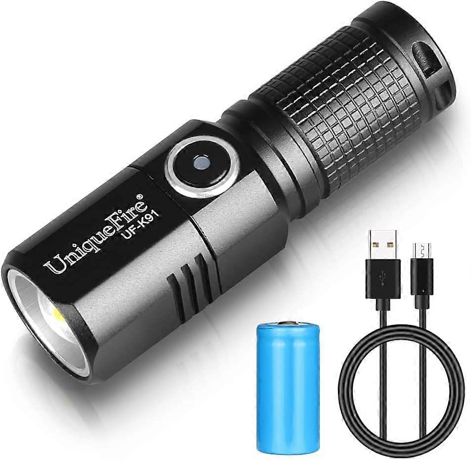 Small Flashlight Type-C Rechargeable Powerful Mini Torch 900 High Lumens Pocket Flashlight 3 Modes Micro Flashlights LED Emergencies Flashlight Light 