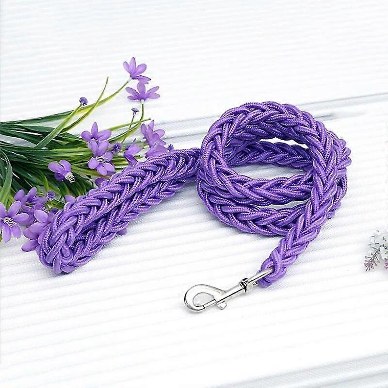 Large Dogs Nylon Dog Leash Double Colors Canvas Double Row Adjustable Dog Collar For Medium Large Dogs 130cm