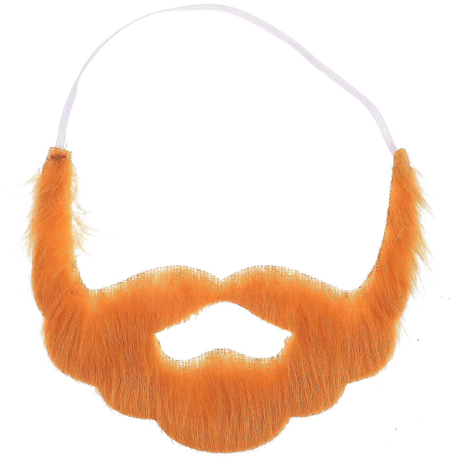 Halloween Costume Party Fake Mustaches Funny Beards Whisker Festival Supplies (Brown)
