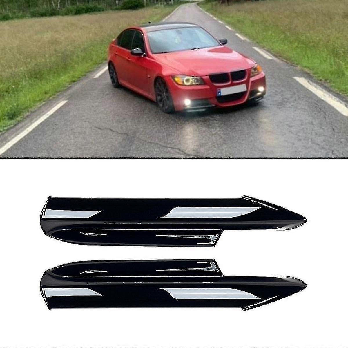 For 3 Series E90 E91 320i 330i 2005-2008 Front Bumper Lip Angle Diffuser Splitter Spoiler Protector