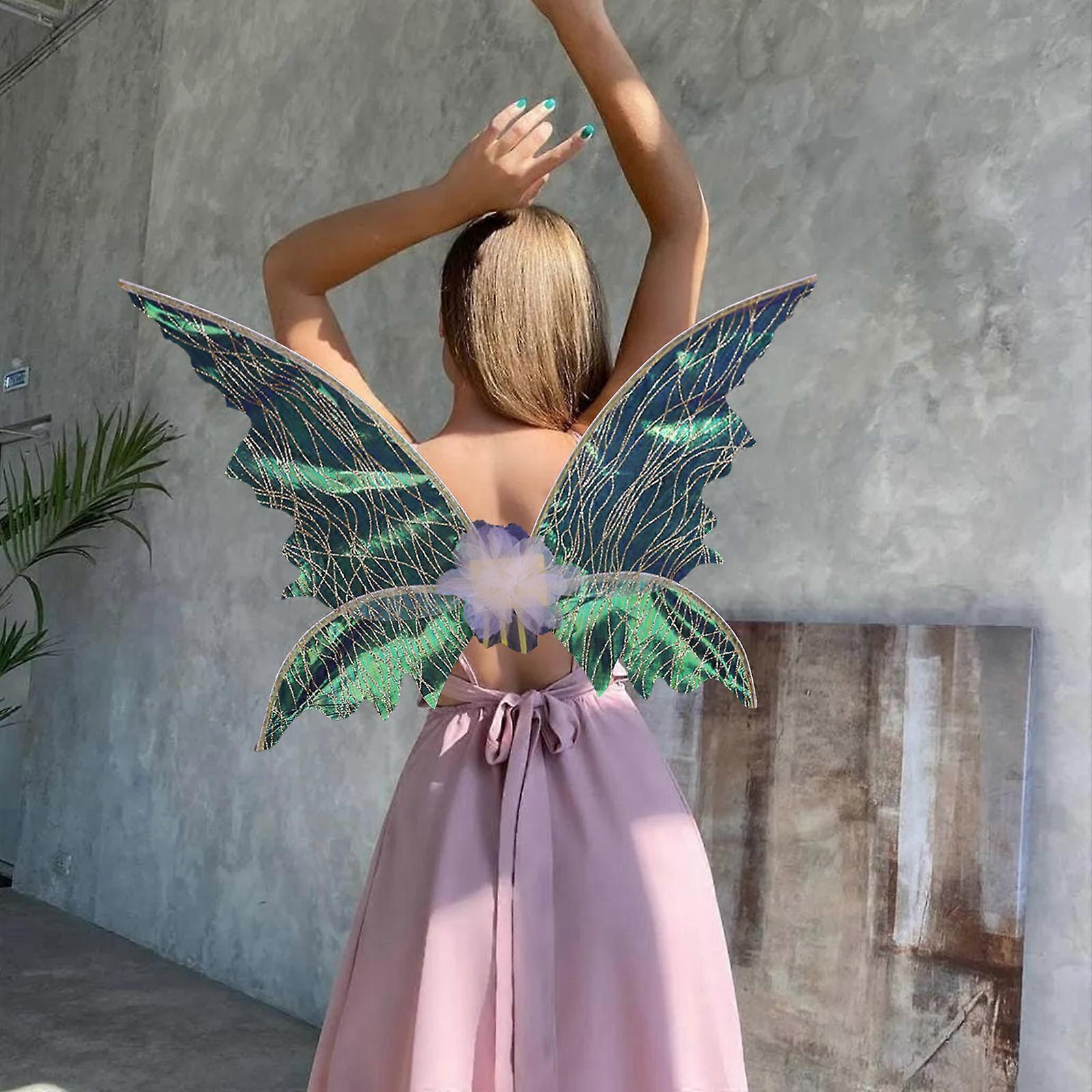 sachin and babi light blue dress Easy DIY Fairy Wings Tutorial main image 0
