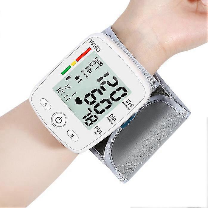 Automatic Digital Wrist Blood Pressure Monitor With Usb Charging - Accurate Cuff