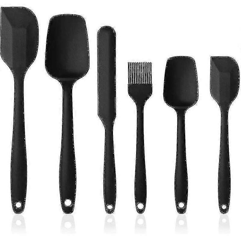Silicone Kitchen Spatula Set, 6-Piece Non-Stick Silicone Cookware Set Including Spatula and More (Bl20240603
