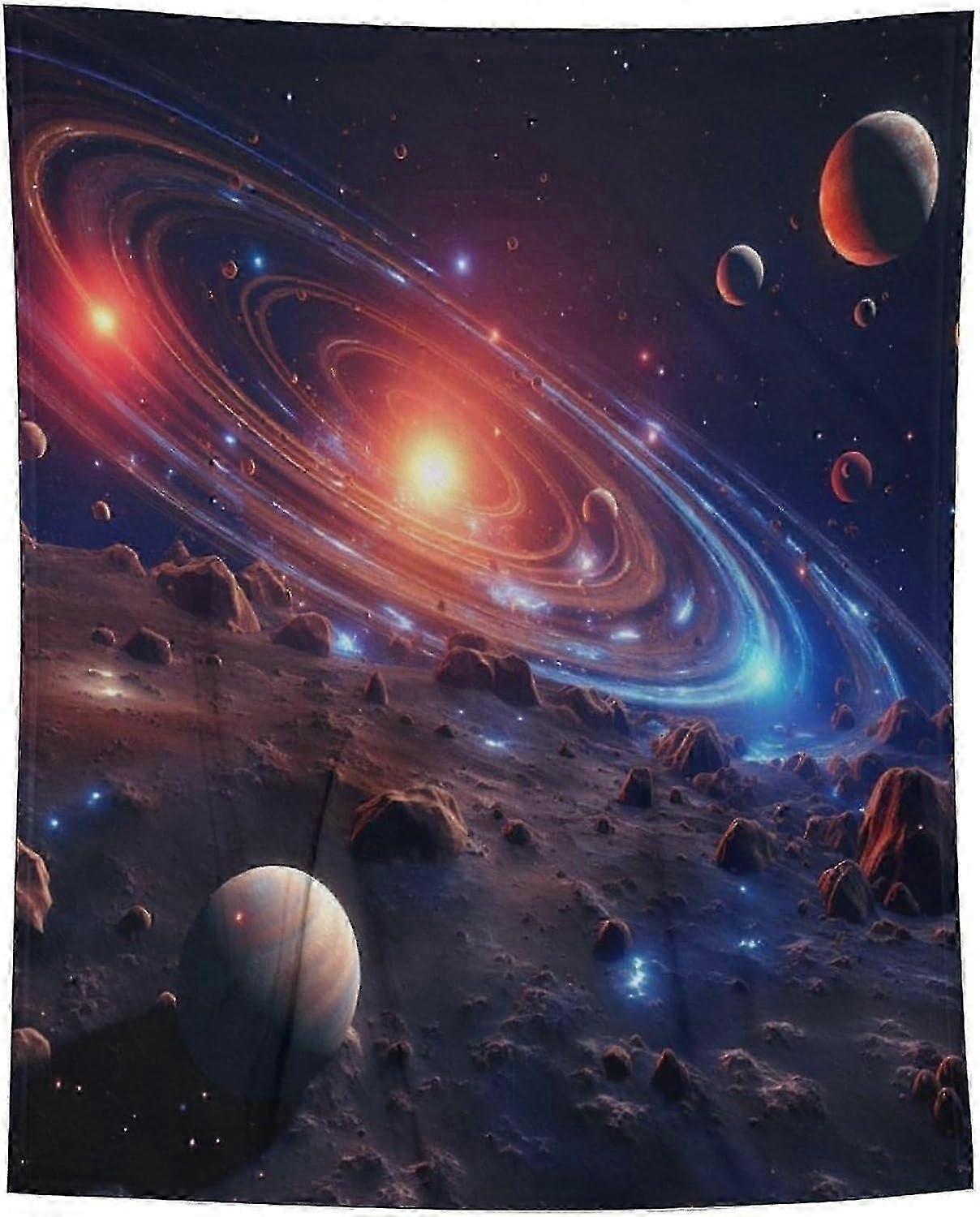 t402 Cobertor Leão Cobertor UltraSoft Micro Fleece Cobertor Macio e Quente Digital Planet Cobertor bn402