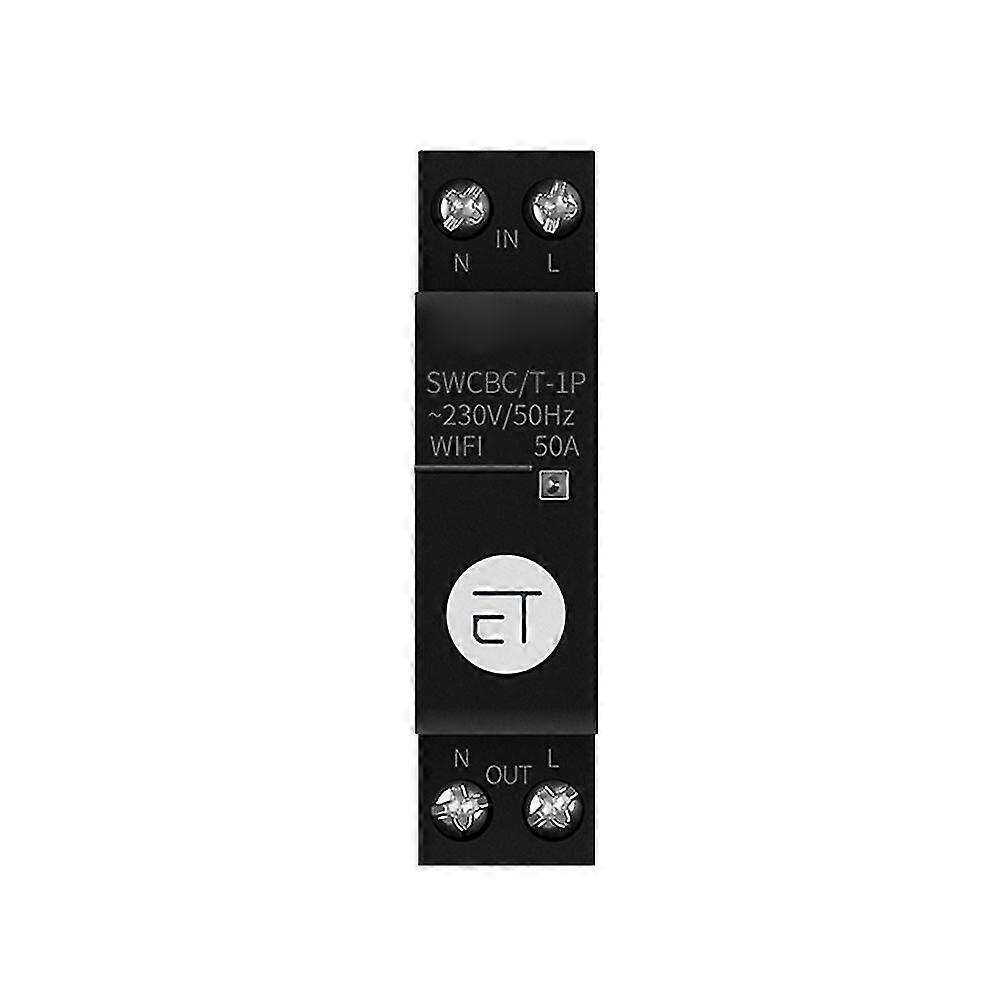 Tuya Wifi Intelligent Timing Circuit Breaker Installation Smartphone APP Control Compatible with Ama