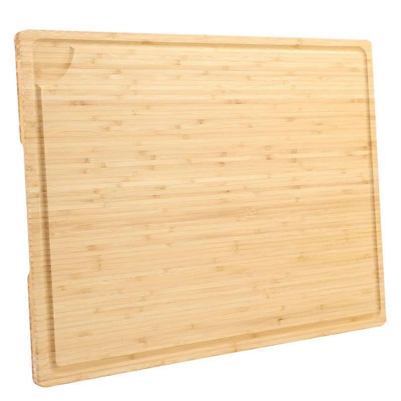 Bamboo Cutting Board Extra Large 24inch Wooden Butcher Block Sink Chopping Board Sink Chopping Board with Handle and Juice Groove 60 x 45 x 2 cm