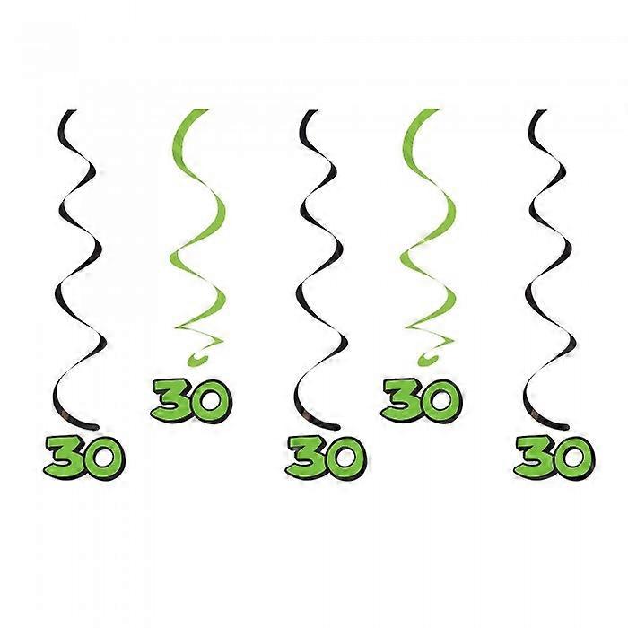 Creative Party 30th Birthday Hanging Decoration (Pack of 5)
