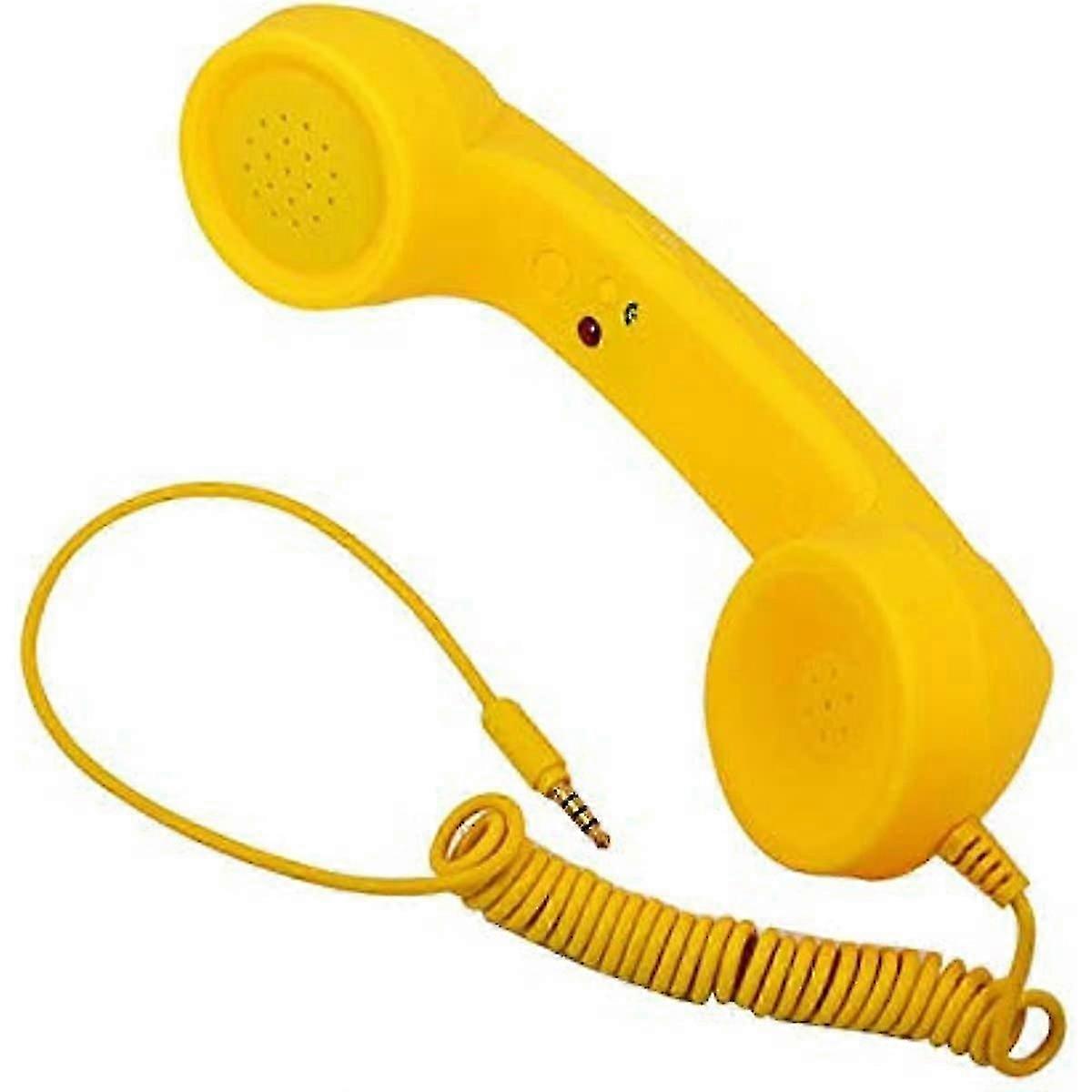 レトロな電話の受話器3 5mmユニバーサル電話レトロな受話器放射線防止受話器携帯電話受話器クラシックセルSZRH AF