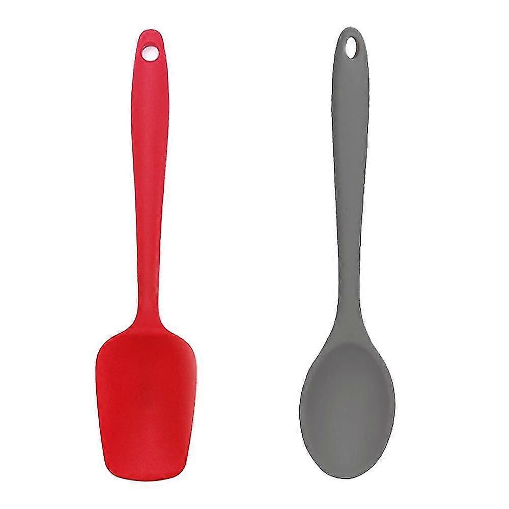 2 Piece Mini Kitchen Utensil Set- Silicone Kitchen Tools With Spatulas,5432