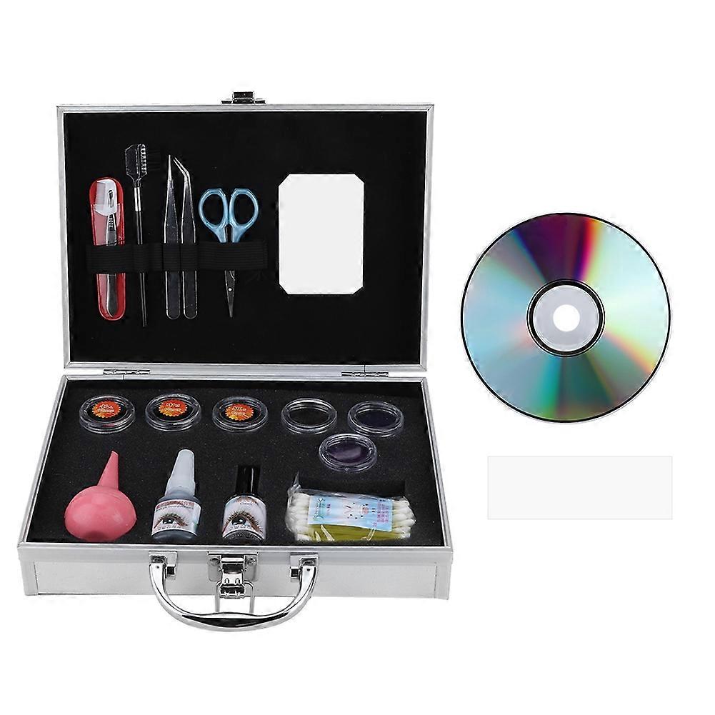 الرموش التطعيم أداة مجموعة رموش تمديد الغراء ملاقط رموش كاذبة كيت