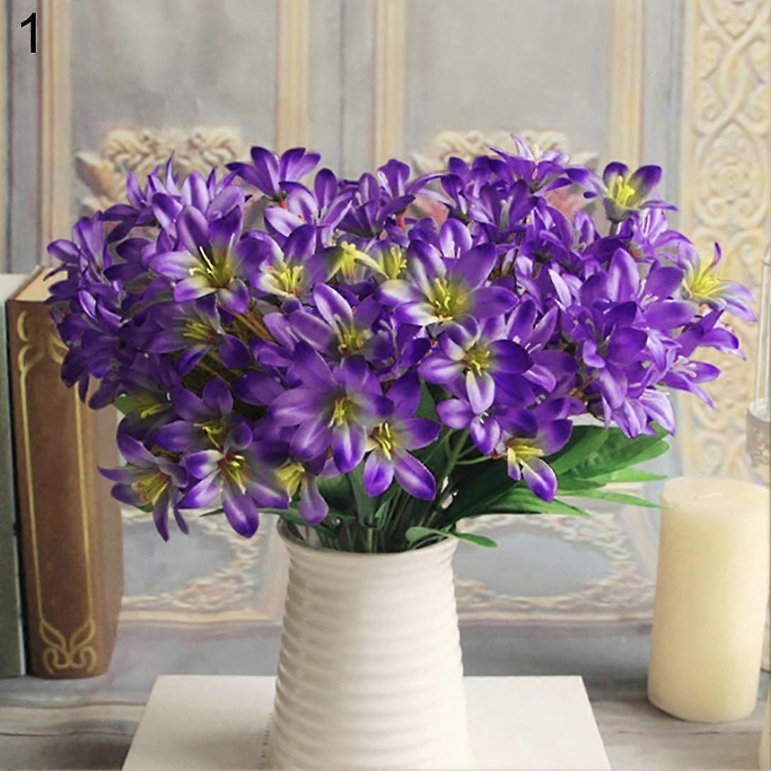 H&B Store Lovely Artificial Mini Flower Bouquet Home Wedding Decor 24 Flowers on 1 Piece