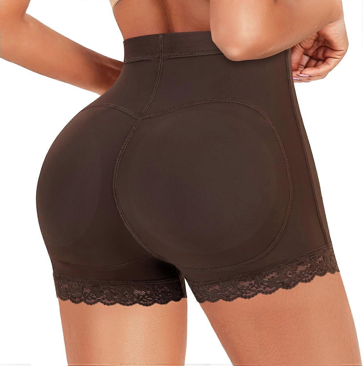 Dam Rumplyftare Trosor Vadderade Shapewear Höftförstärkare Pads Shorts Sömlösa Underkläder Magkontroll