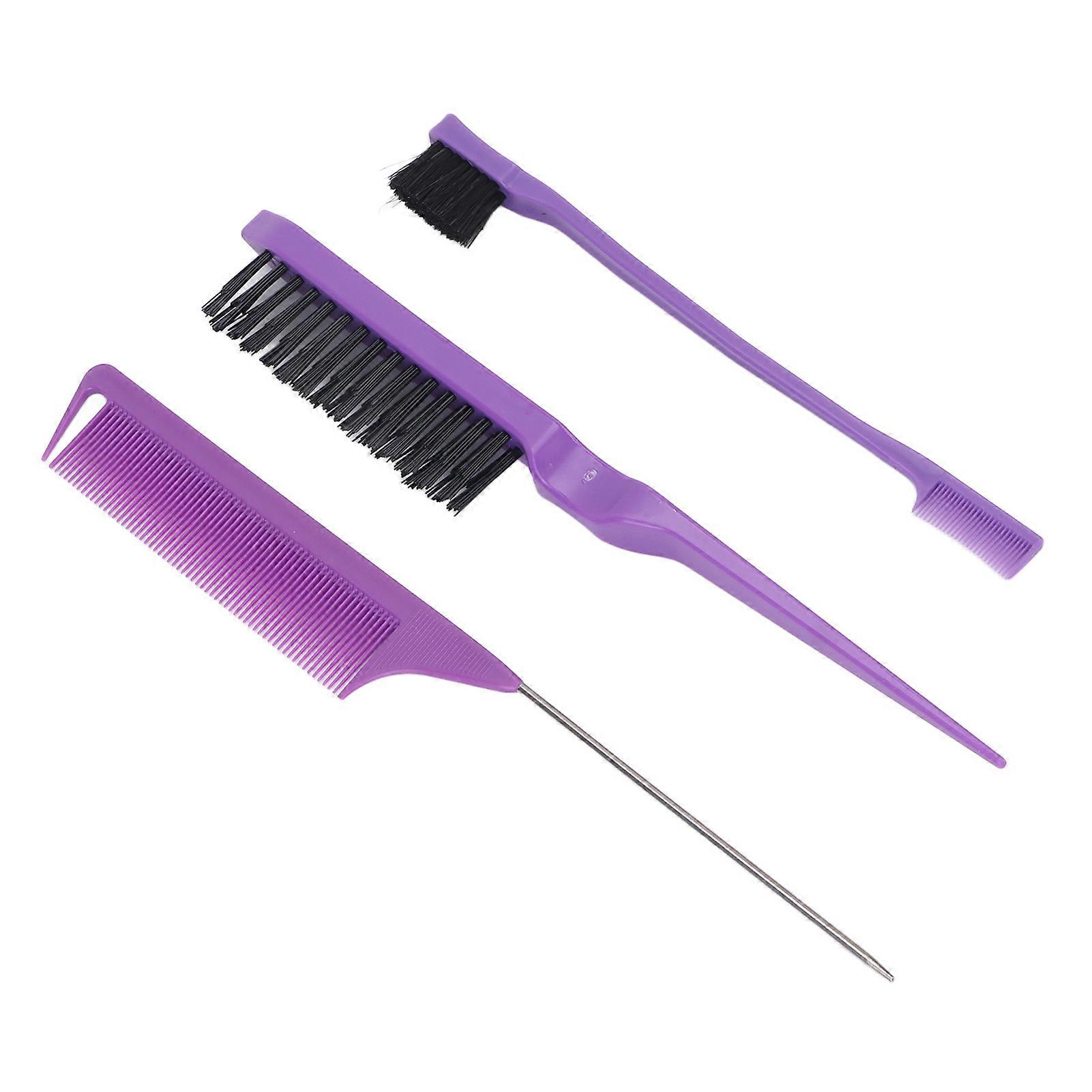 3pcs Barber Comb Set for Hair Styling and Dyeing