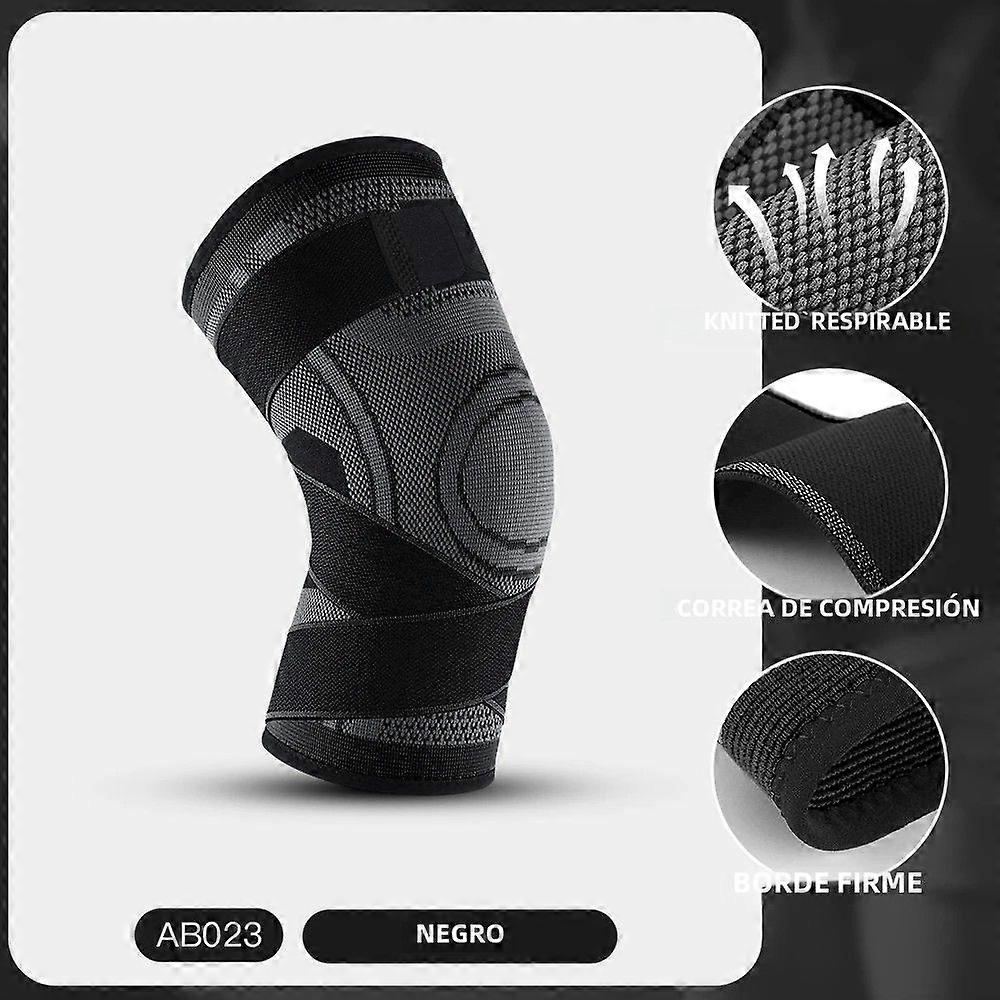 Vilico Knee Protector Strap Style Pressure Protection For Exercise & Sport Fitness Running Basketball Size S M L XL XXL Black Green Unisex