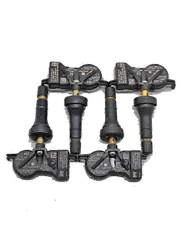 4ST FÖR 2018-2024 JEEP COMPASS TPMS 433MHz DÄCKTRYCKSSENSOR TPMS JEEP DÄCKTRYCKSSENSOR 68313387AB 68313387AA