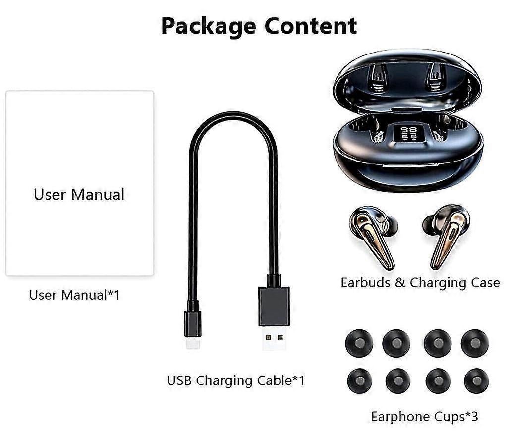 Wireless Bluetooth 5.0 Earbuds For iPhone Samsung Android IOS