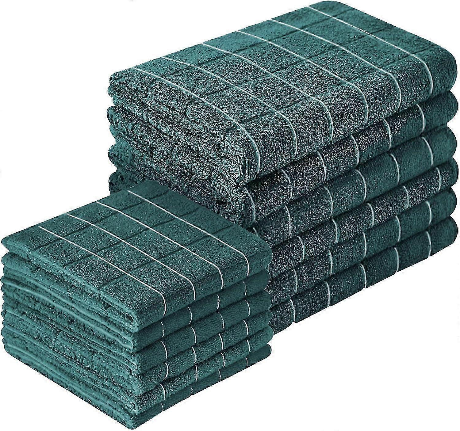 Microfiber Kitchen Towels Set, Lint-Free, Ideal for Drying Dishes