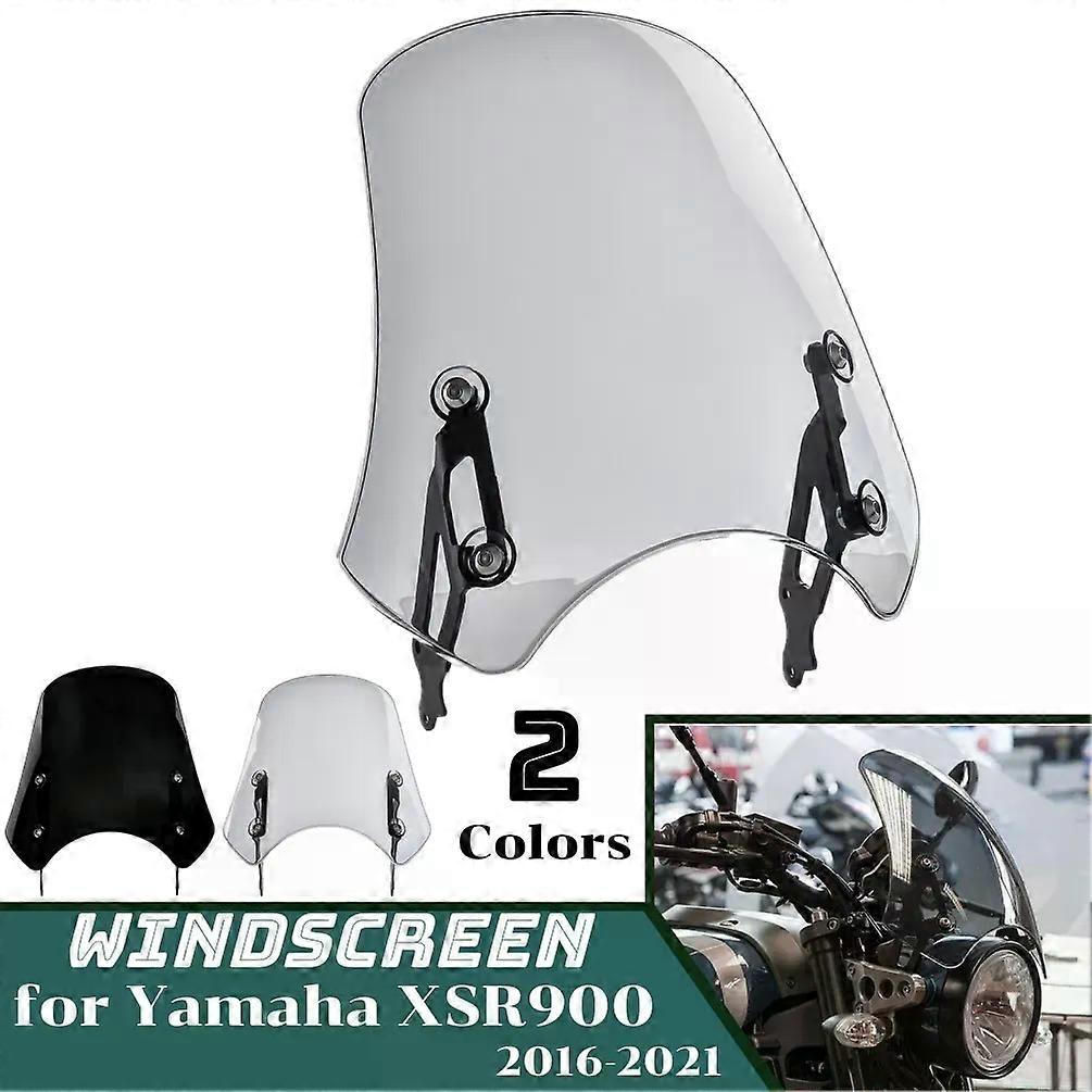 XSR900 Windshield Windscreen compatible for XSR 900 2016 2017 2018 2019 2020 2021 Motorcycle Wind Deflector Flyscreen with Bracket MAXP