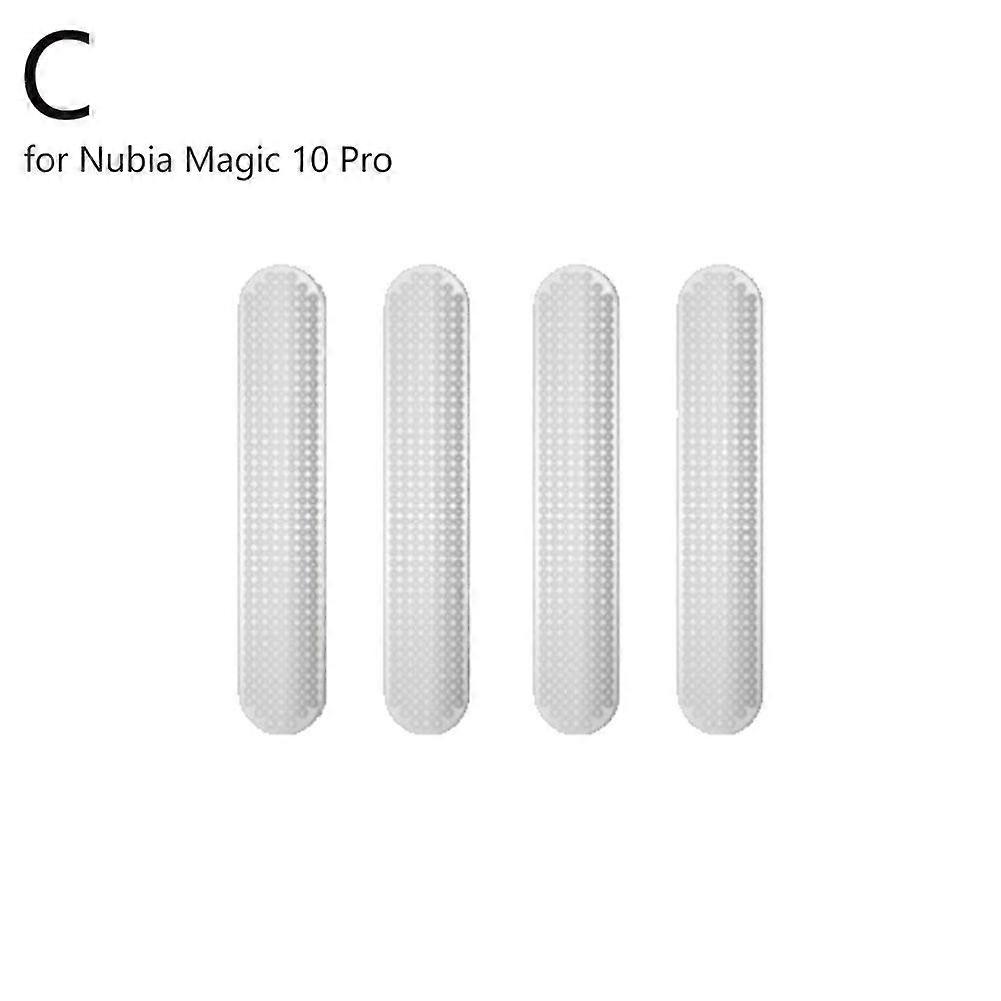 Silver (C) for Nubia Magic 10 Pro$Applicable to Nubia Red Magic 10pro + metal dustproof net 10pro speaker cooling vent integrated dustproof sticker