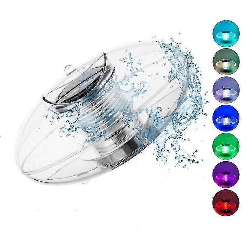 Swimming pool water floating light solar underwater color changing light