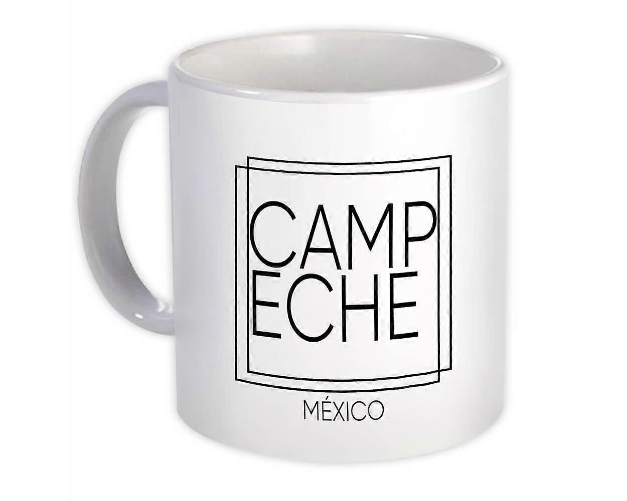 Gift Mug: CAMPECHE Mexico Square