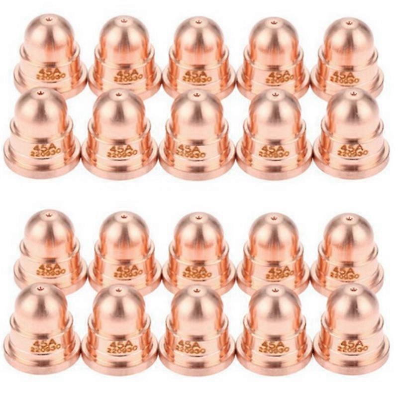20 Pcs 45A Nozzle 220930 Nozzle for Plasma Cutting Torch Consumables Fine Cut Processes Welding & So