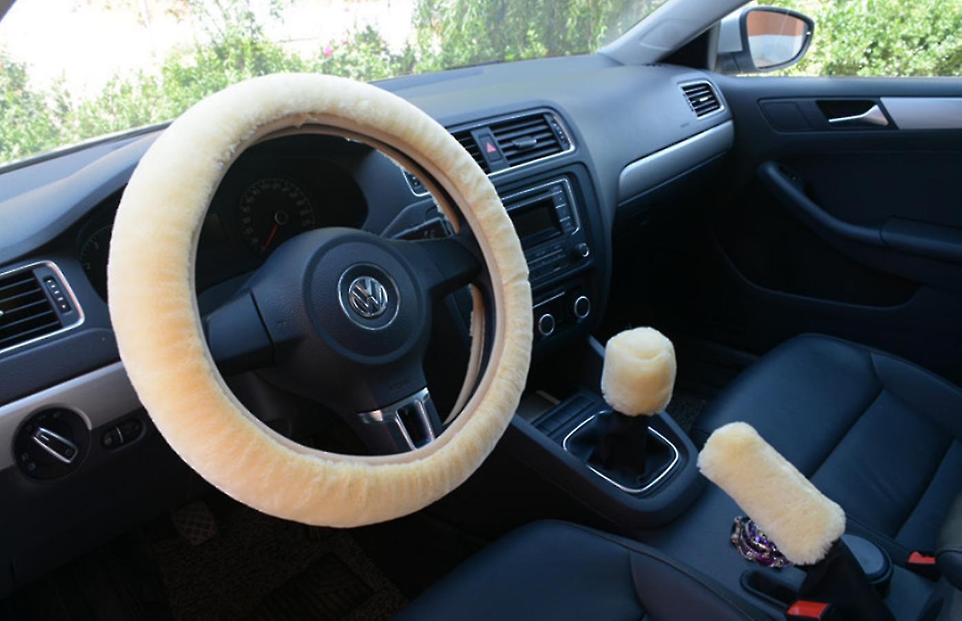 Lenkradabdeckung, universelle Autolenkradabdeckung Plüsch Teleskop