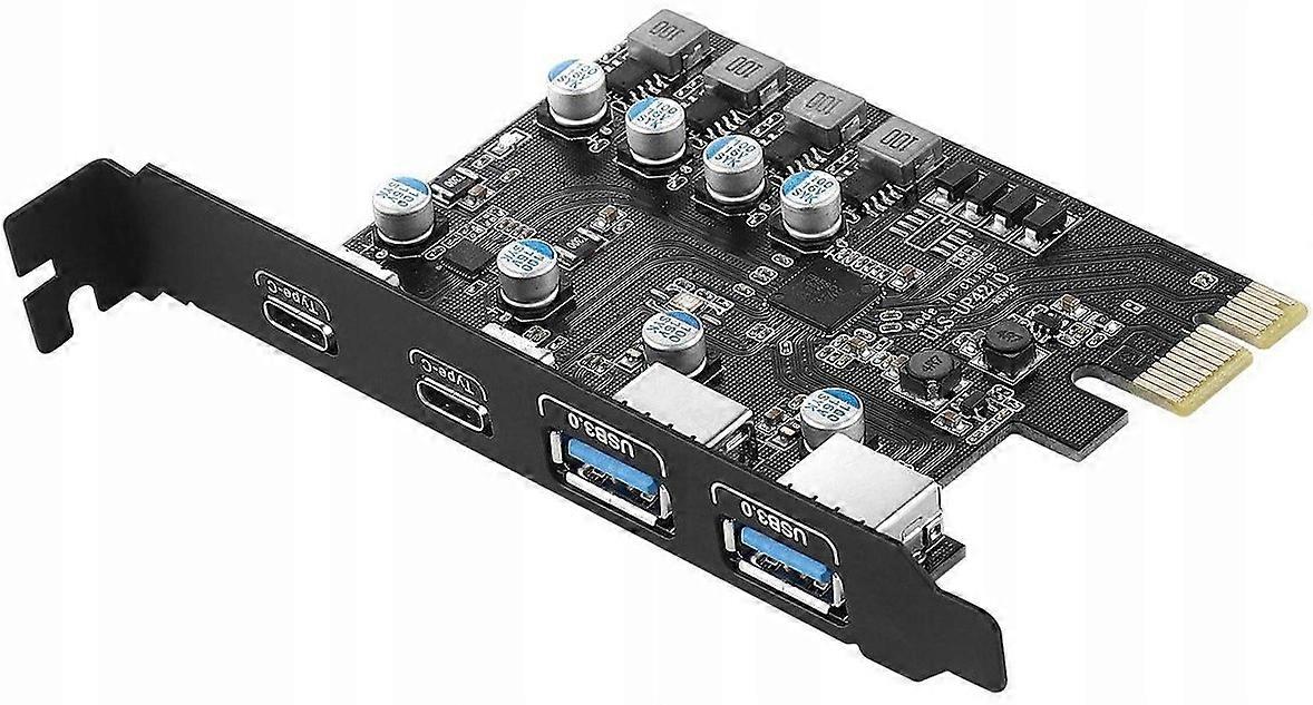 Expansion Card Adapter For Pc Pci Pcie 2x Usb 2x Usb-c