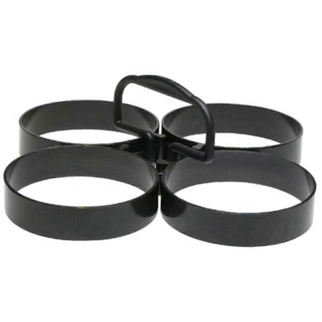 Non Stick Fried Egg Pancake Ring Maker Kitchen Baking Omelet Mold Cooking Pan  Black