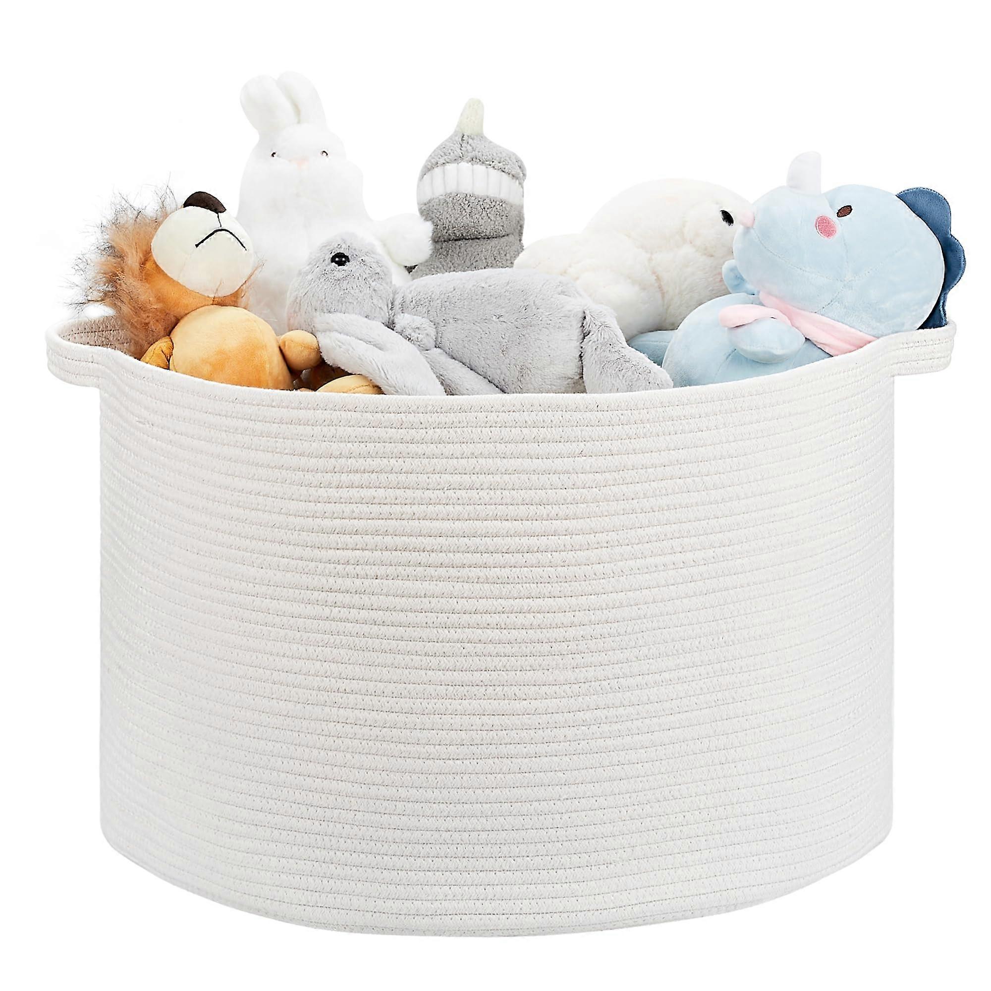 Oversized Blanket and Toy Storage Basket – x 22” 22” x 14”