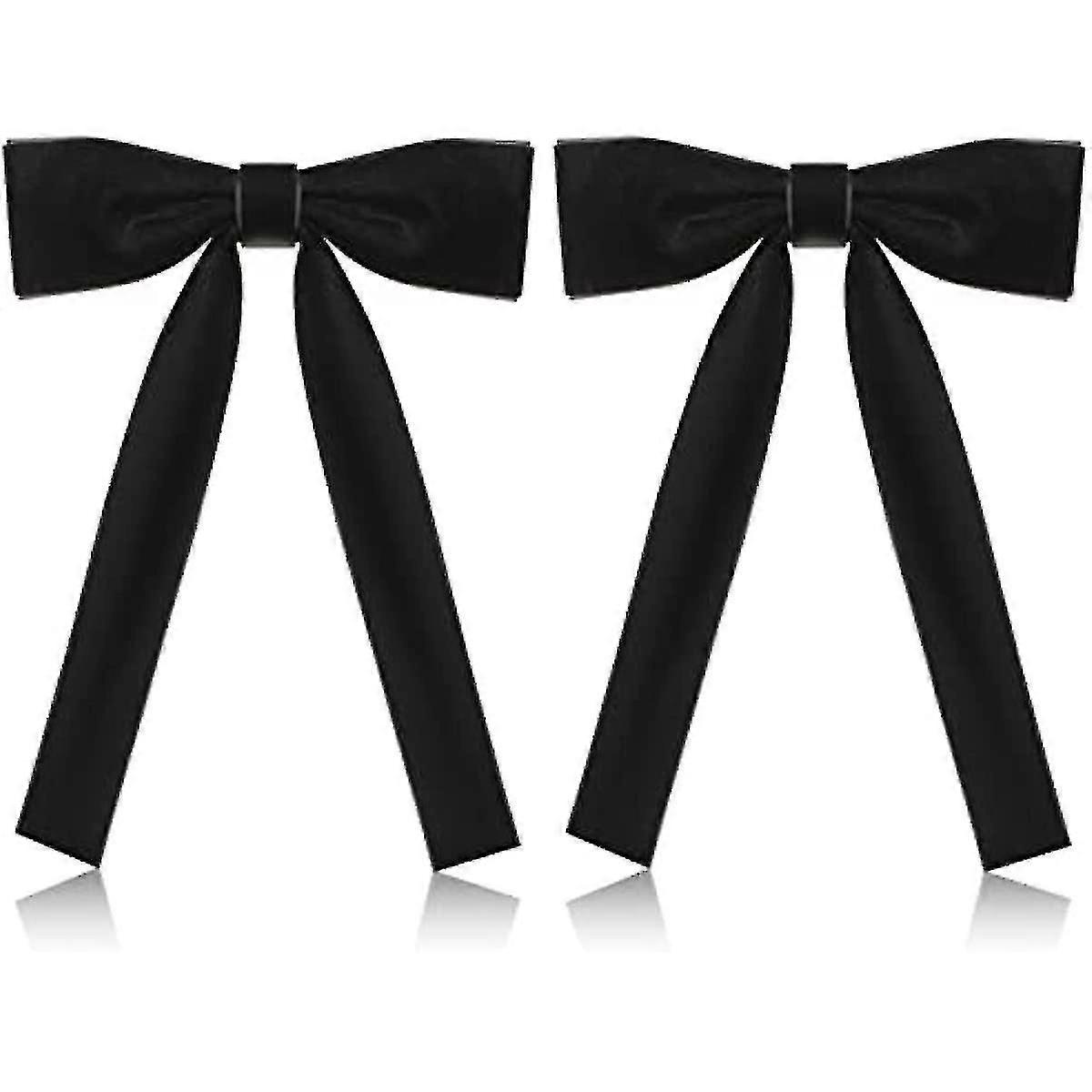 男性用ウエスタンネクタイ2パックケンタッキーストリングタイクリップオンボウタイカーネルサンダースブラックカウボーイ蝶ネクタイパーティーブラックワンサイズ