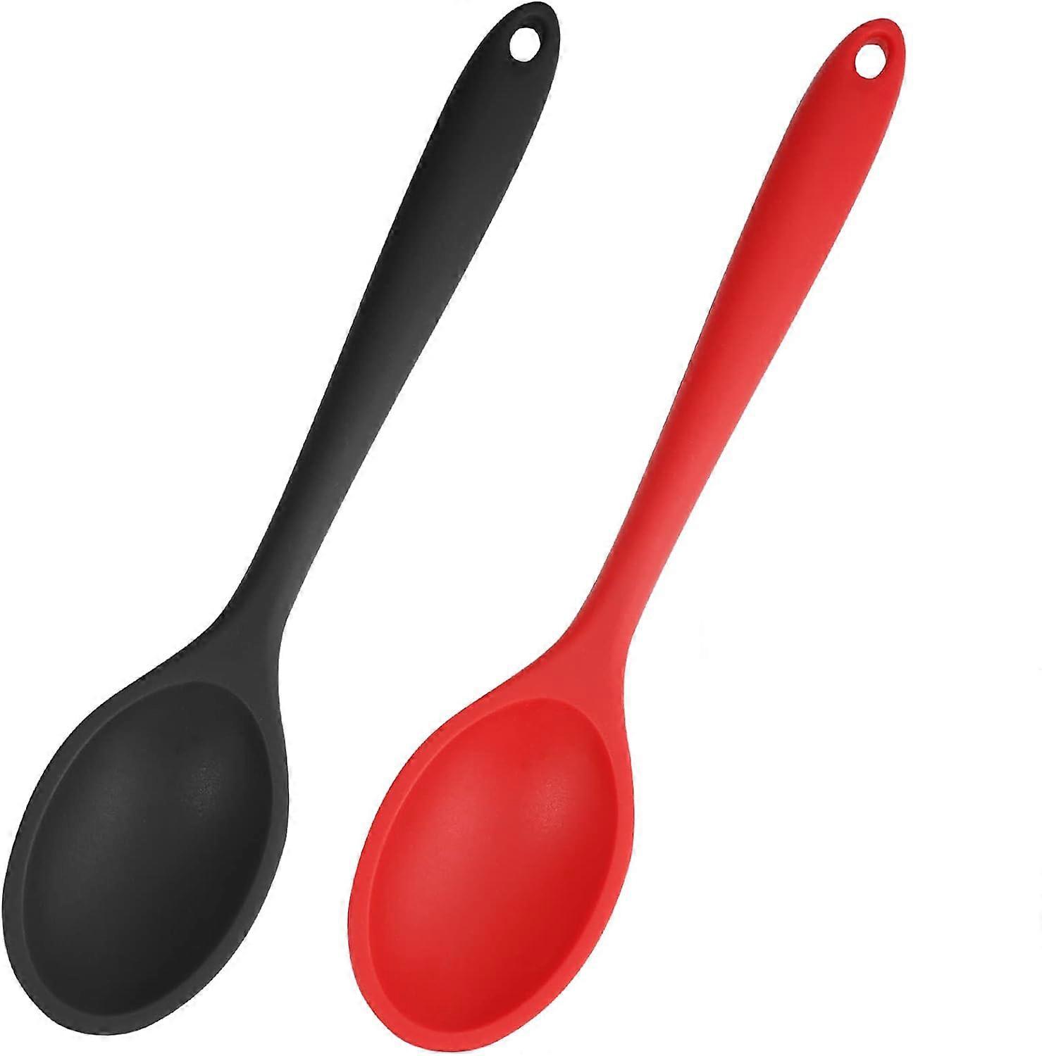 Pack Silicone Spoon Kitchen Long Handle