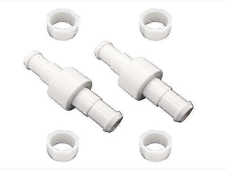 280, 380, 180 Poolreiniger Schlauch Wirbel D20 und Schlauchmutter D15 Kombi-Kit Ersatz-Poolreiniger (2er-Pack)