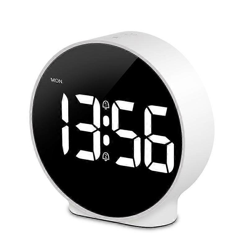 EDUP EH-8816 Simple Digital Electronic Clock Night Light Battery Plug-in Dual Power Mode Alarm Clock