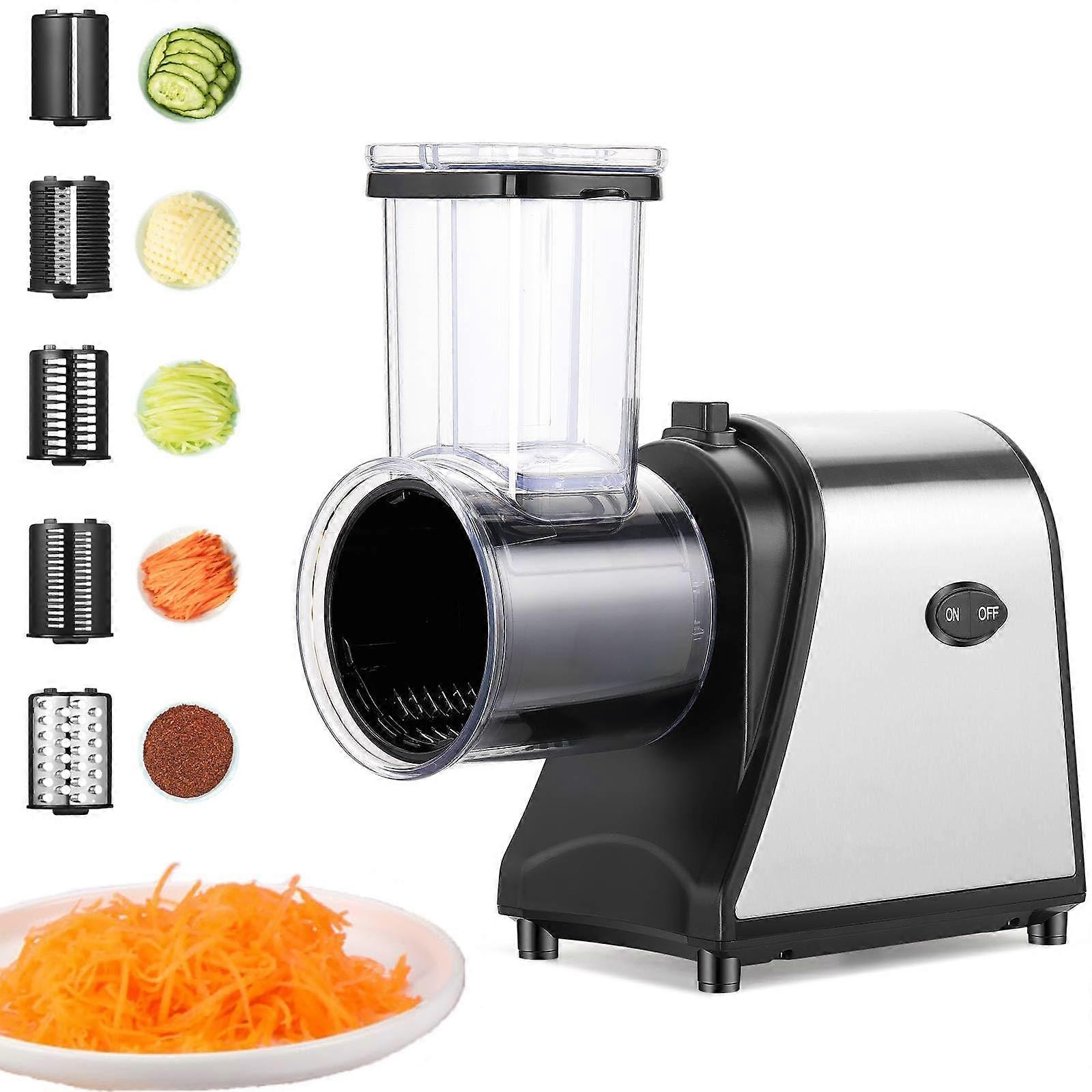 Electric Cheese Grater 250W for Home Kitchen Use and Salad Maker
