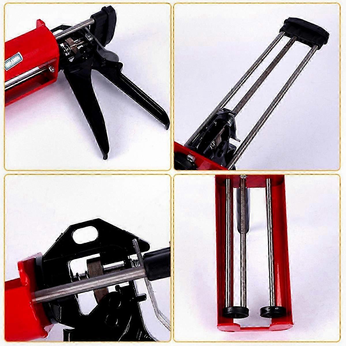 Dual-Part Adhesive Applicator Caulking Tool for Epoxy, Acrylic, and Polyurethane Sealants - Manual Sealant Dispenser