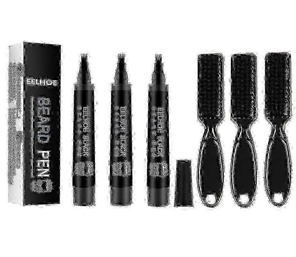 Beard Filling Pen Kit Waterproof Beard Pen Beard Pen Beard Shape Pen -