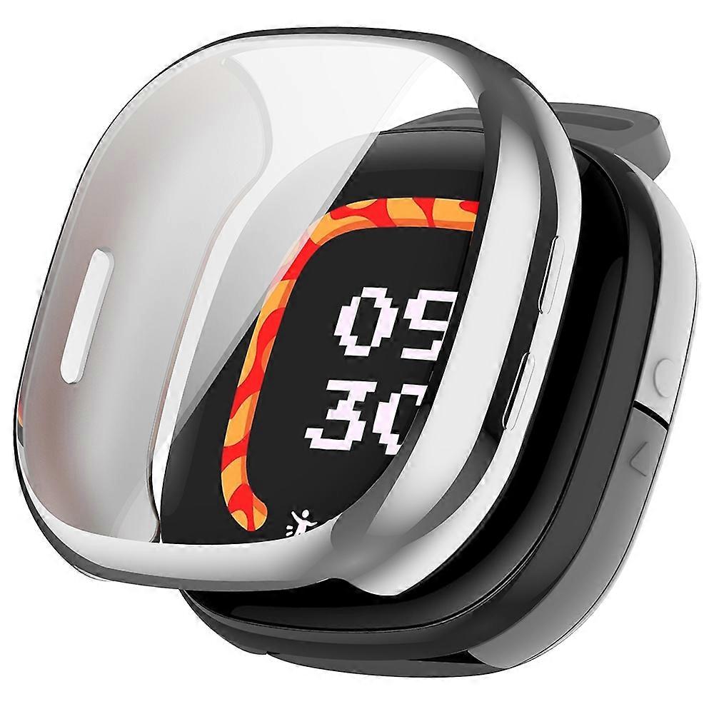 For Fitbit Ace LTE Full Coverage TPU Electroplated Watch Soft Case