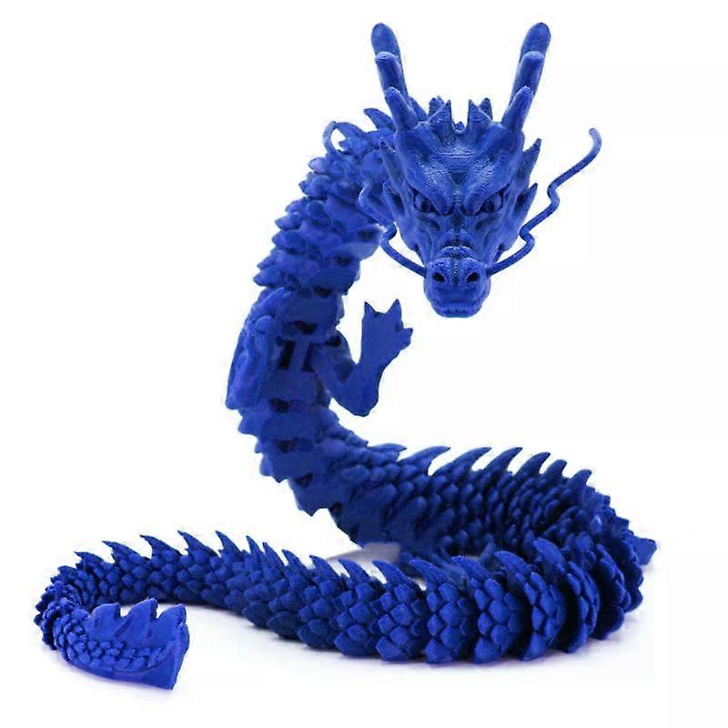 3D Printed Articulated Dragon Special Dragon Model Adjustable Joints