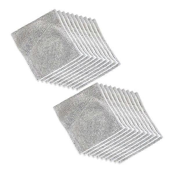 Nylon Dish Cloths Multipurpose Cleaning Cloths, Reusable Kitchen Scrubber (20 Pack, Gray)
