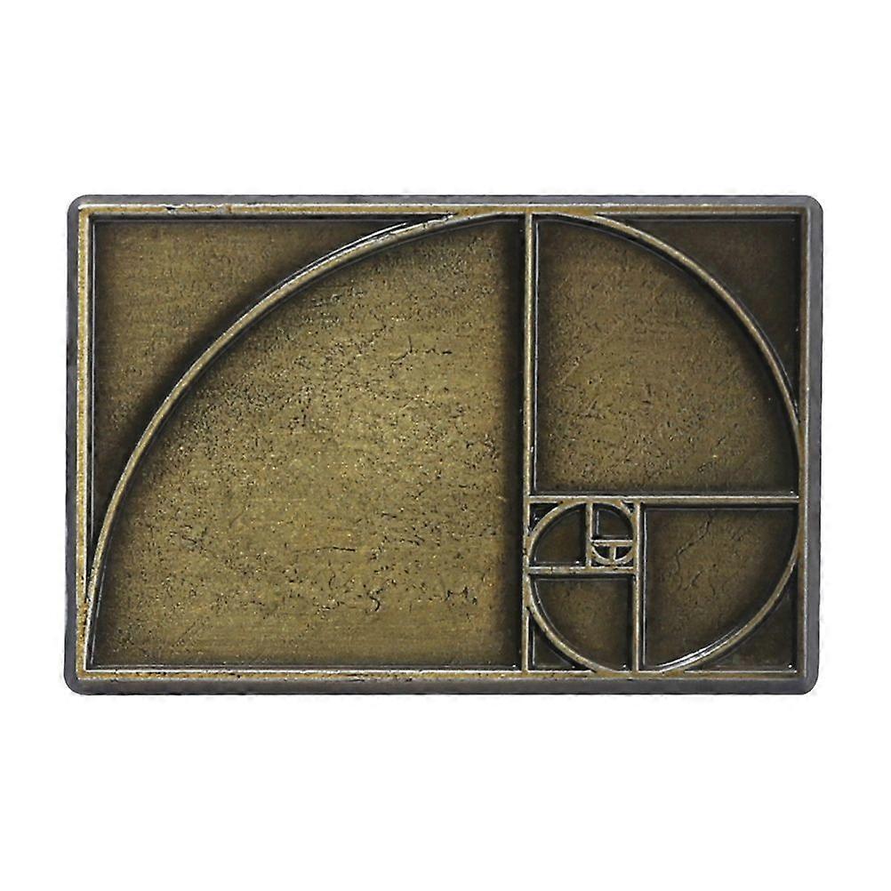 Golden Ratio Lapel Pin Brooch Pin Rectangle Geometry Math Pin Badge For Teachers Math Enthusiasts And Stem Lovers