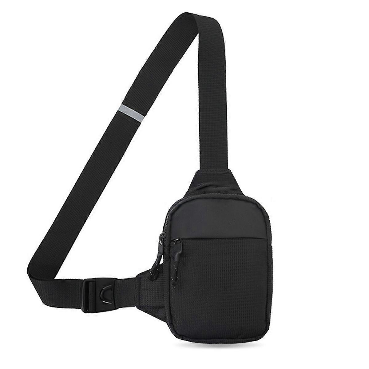 ミニクロスボディバッグランニングデュアルポケット防水ランニングエクササイズハイキングサイクリング旅行